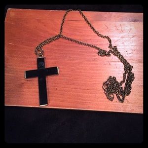 Cross forever 21 necklace