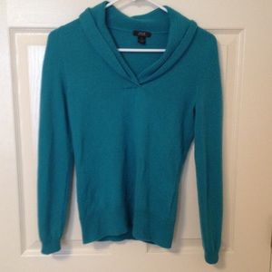 Prive 100% Cashmere Teal Sweater