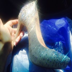 5 inch high heel with jewels, bout from heels.com