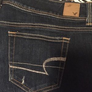 Low rise American eagle boot cut jeans