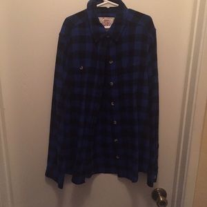 Plaid blue flannel