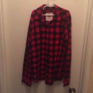 Red flannel shirt