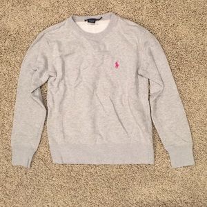 Light Grey Polo Crewneck