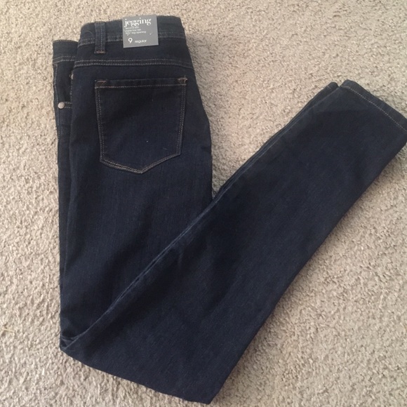 Blue asphalt dark blue jeggins size 9 new