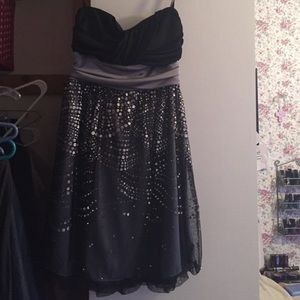 Strapless Sparkly Dress