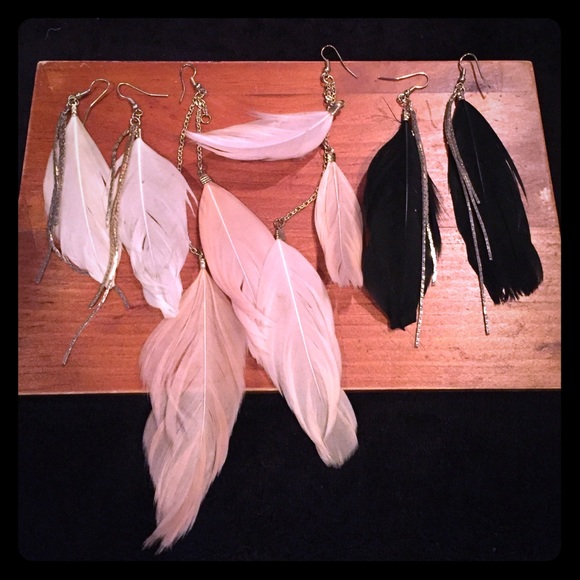 Three piece earring set