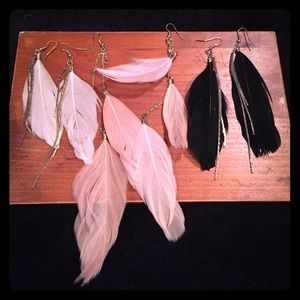 Three piece earring set