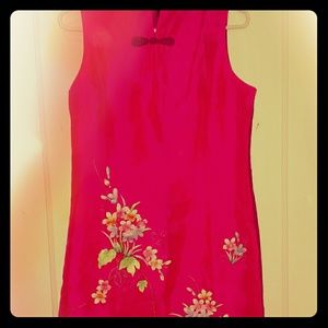 Hand painted authentic Chinese dress