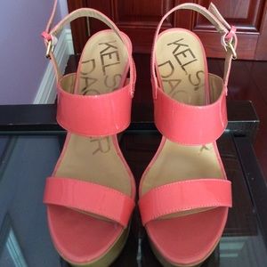 Kelsi Dagger Leather Wedges