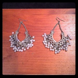 Pearl earrings