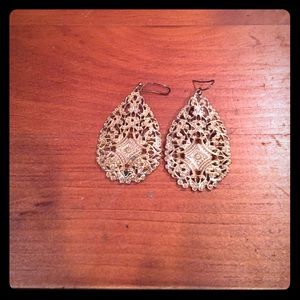 Gold earrings