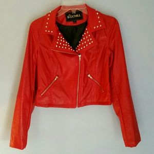Faux Leather Jacket