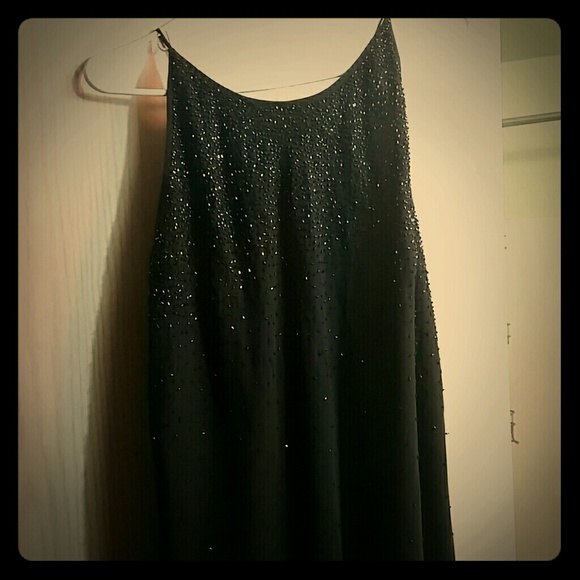 Black beaded formal