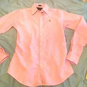 Light pink POLO button down