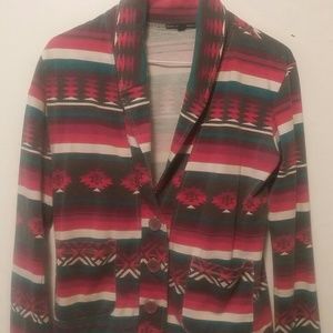 Urban outfitters multicolor native print jacket