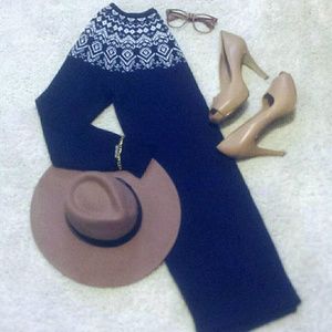 Levi's Navy Sweater Dress