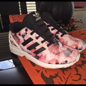 Adidas Floral Tennis Shoes
