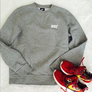Nike sweatshirt.