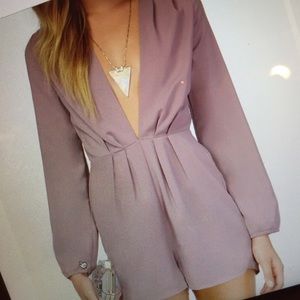 Long sleeve romper