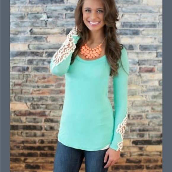 Teal shirt