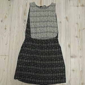Zara Basic mini dress with pockets