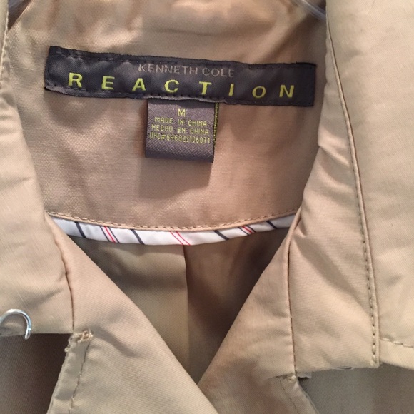 Kenneth Cole Reaction Trench Coat - Picture 2 of 3