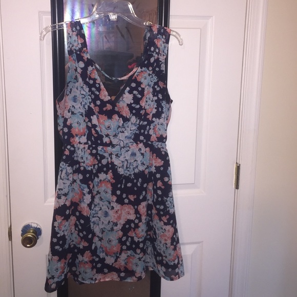 Flower tank dress