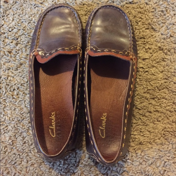 Clarks slip ons:)