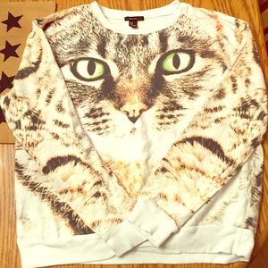 Forever 21 cat sweater 😻