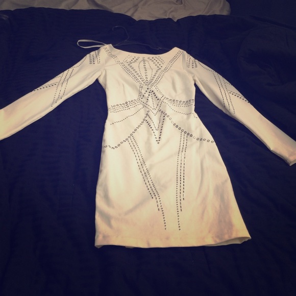 Bebe White Dress