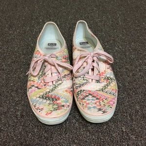 Pink tribal print Keds