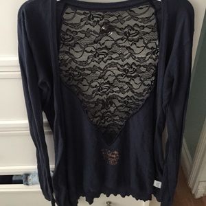 Cardigan cute designed open back