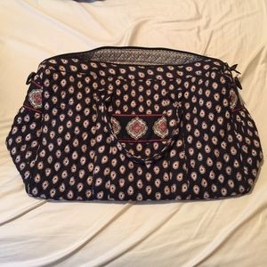 Vera Bradley overnight bag w/accessories case