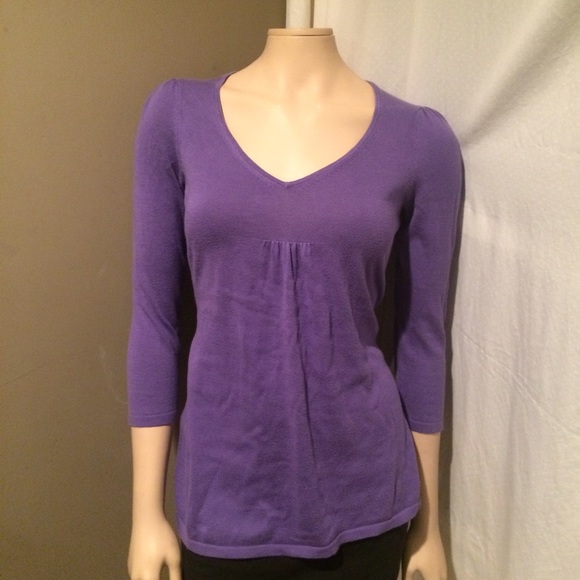 Banana Republic Sweaters - ❌SOLD❌ Purple Banana Republic Knit Sweater