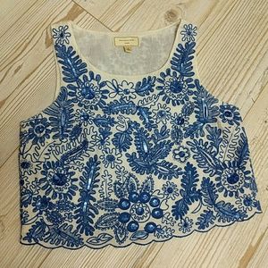 Beaded crop top from Moulinette Soeurs