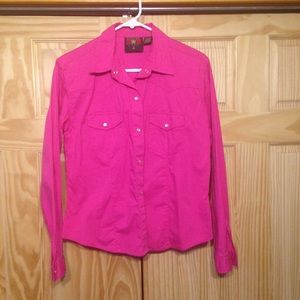 HOT PINK WESTERN SHIRT
