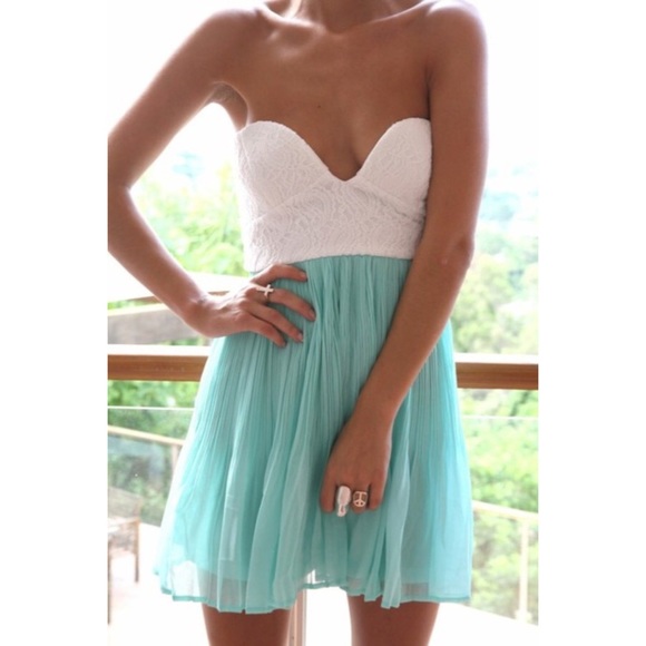 PINK Victoria's Secret Dresses & Skirts - Sabo Skirt Tiffany blue dress !