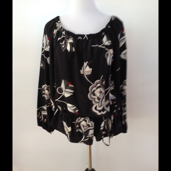 White House Black Market Silk Top