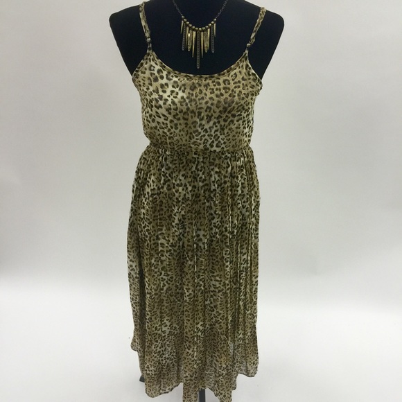 Urban Outfitters Leopard Print Maxi Dress- NWOT