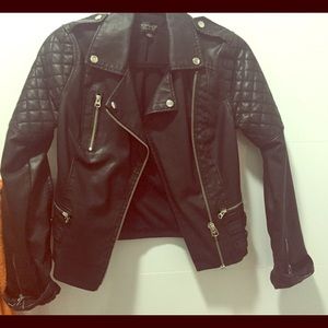 Top shop motorcycle jacket