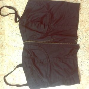 Nollie Zip up Crop Top