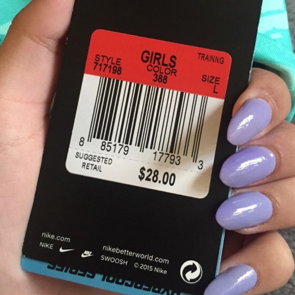 RARE Girls Nike 'Hypercool GFX' Dri-FIT Sports Bra - Picture 2 of 3