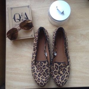 Cheetah Print Loafers