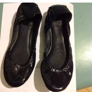 Navy blue Patent Leather Tory Burch Flats size 6