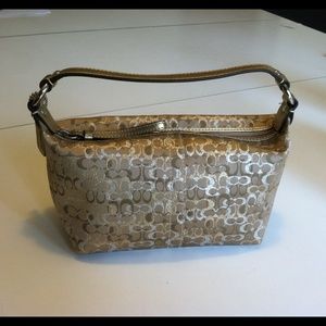 Authentic Gold Coach Purse