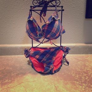 Victoria's Secret plaid swimsuit