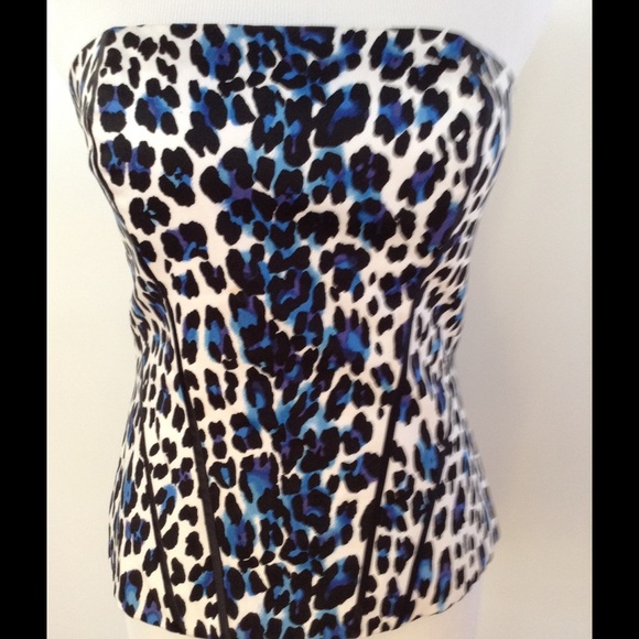 White House Black Market Multicolored Bustier