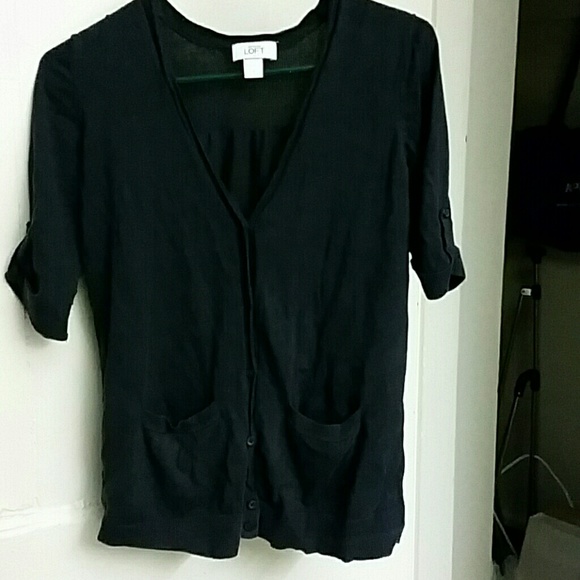 Navy LOFT Cardigan