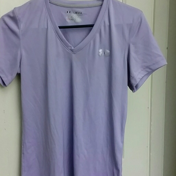 Lavender Armour workout top