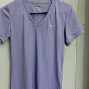 Lavender Armour workout top